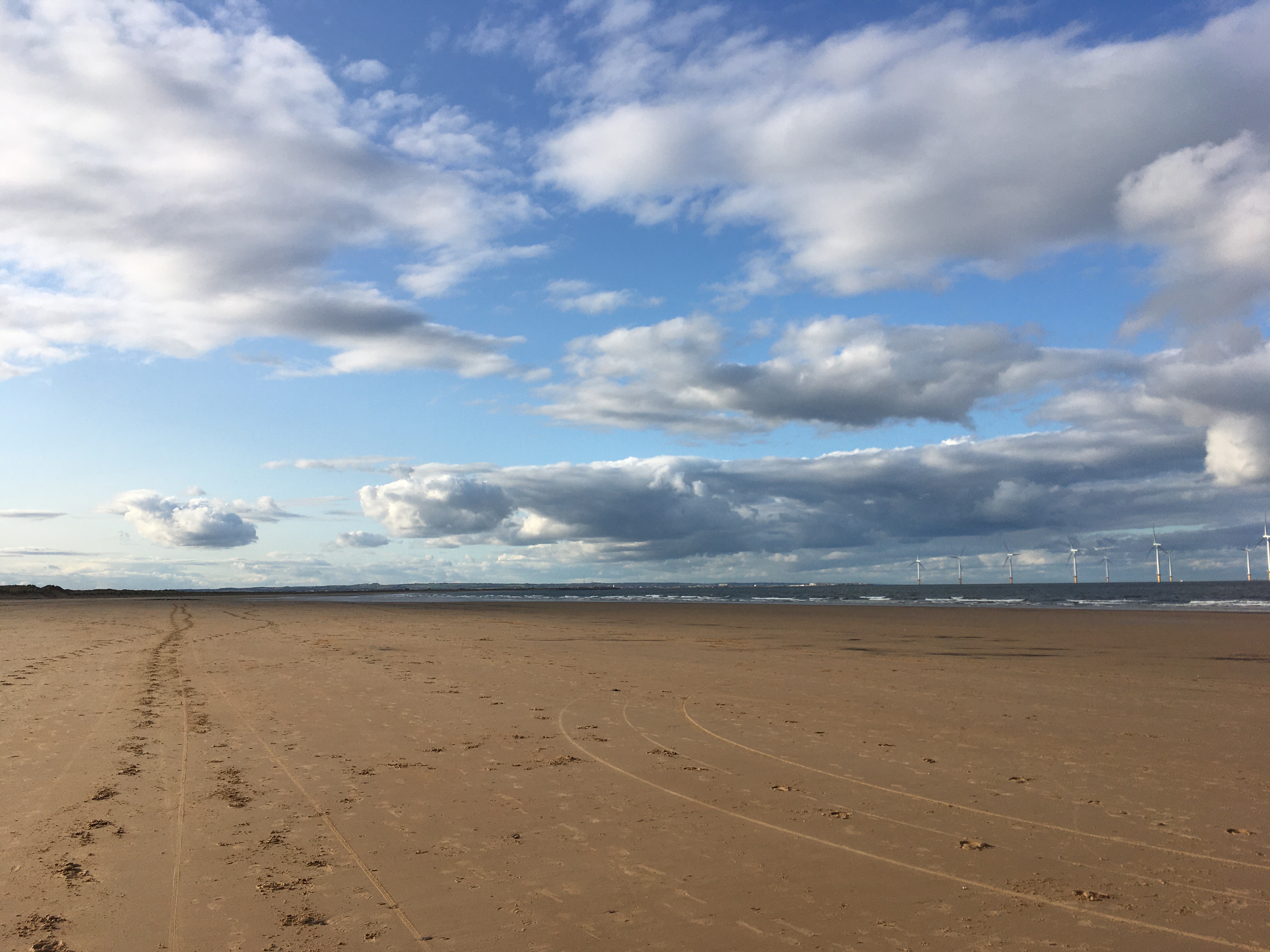 Redcar, looking towards South Gare