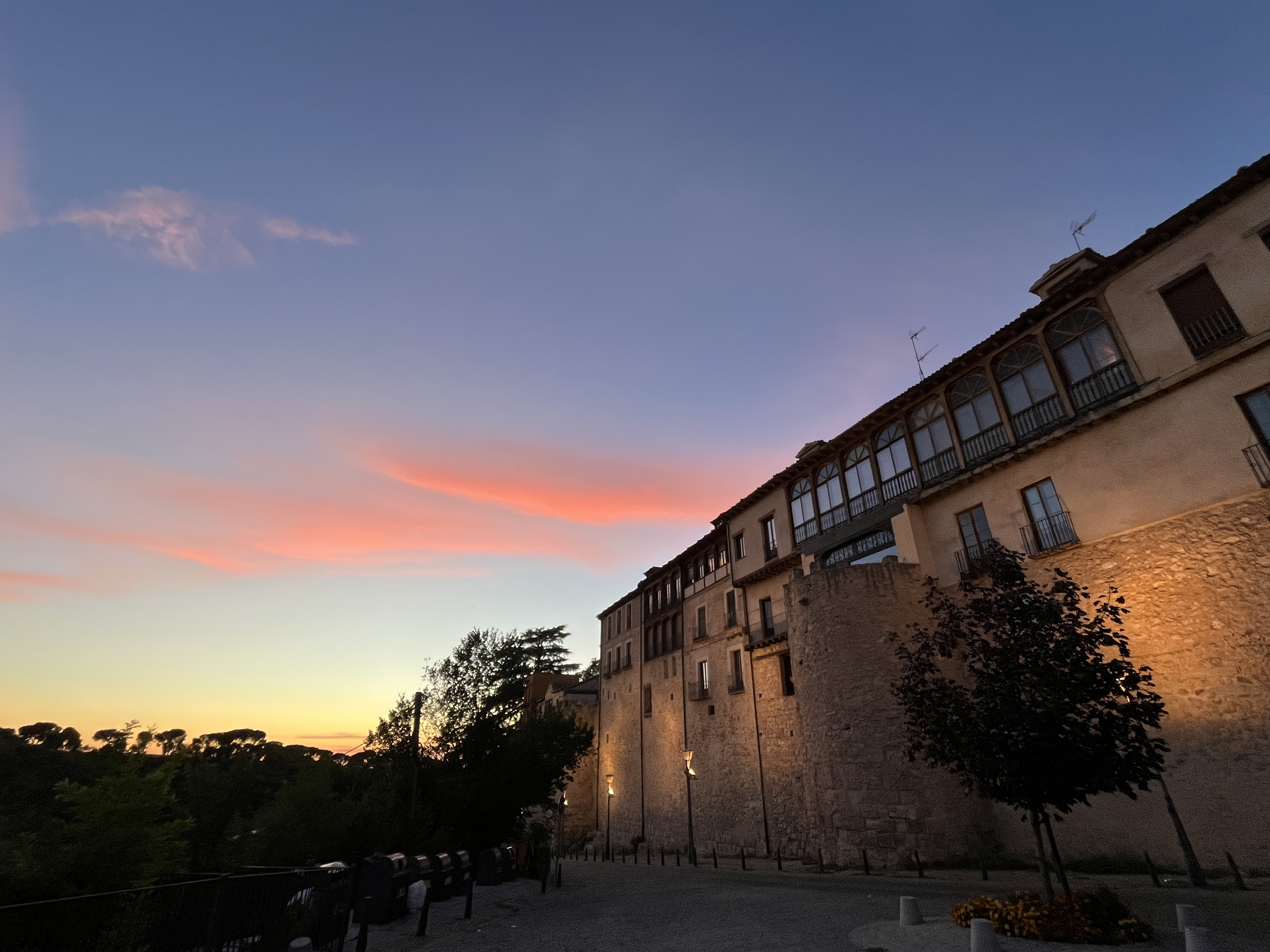 Evening light in the streets of Segovia