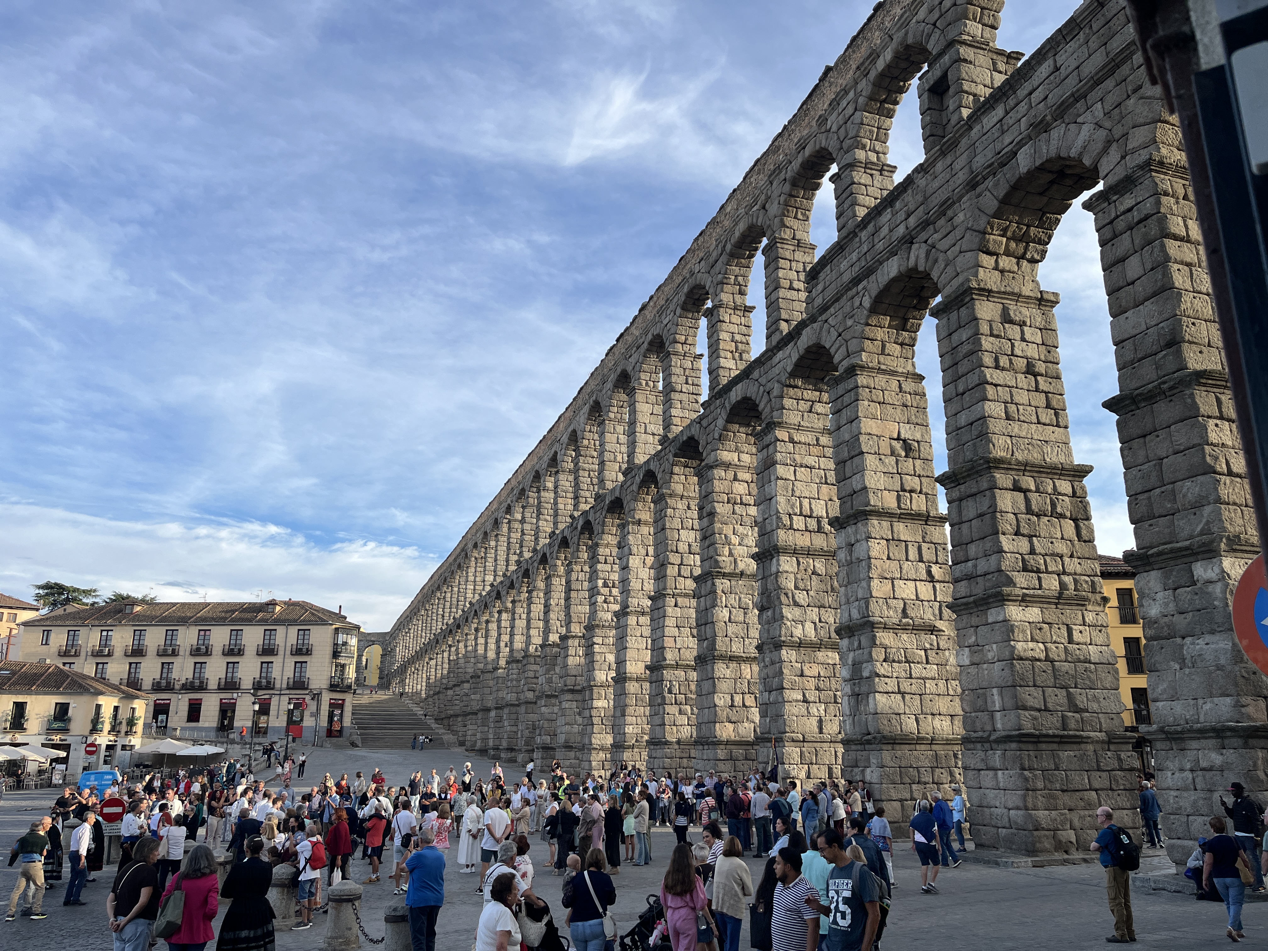 Arriving in Segovia