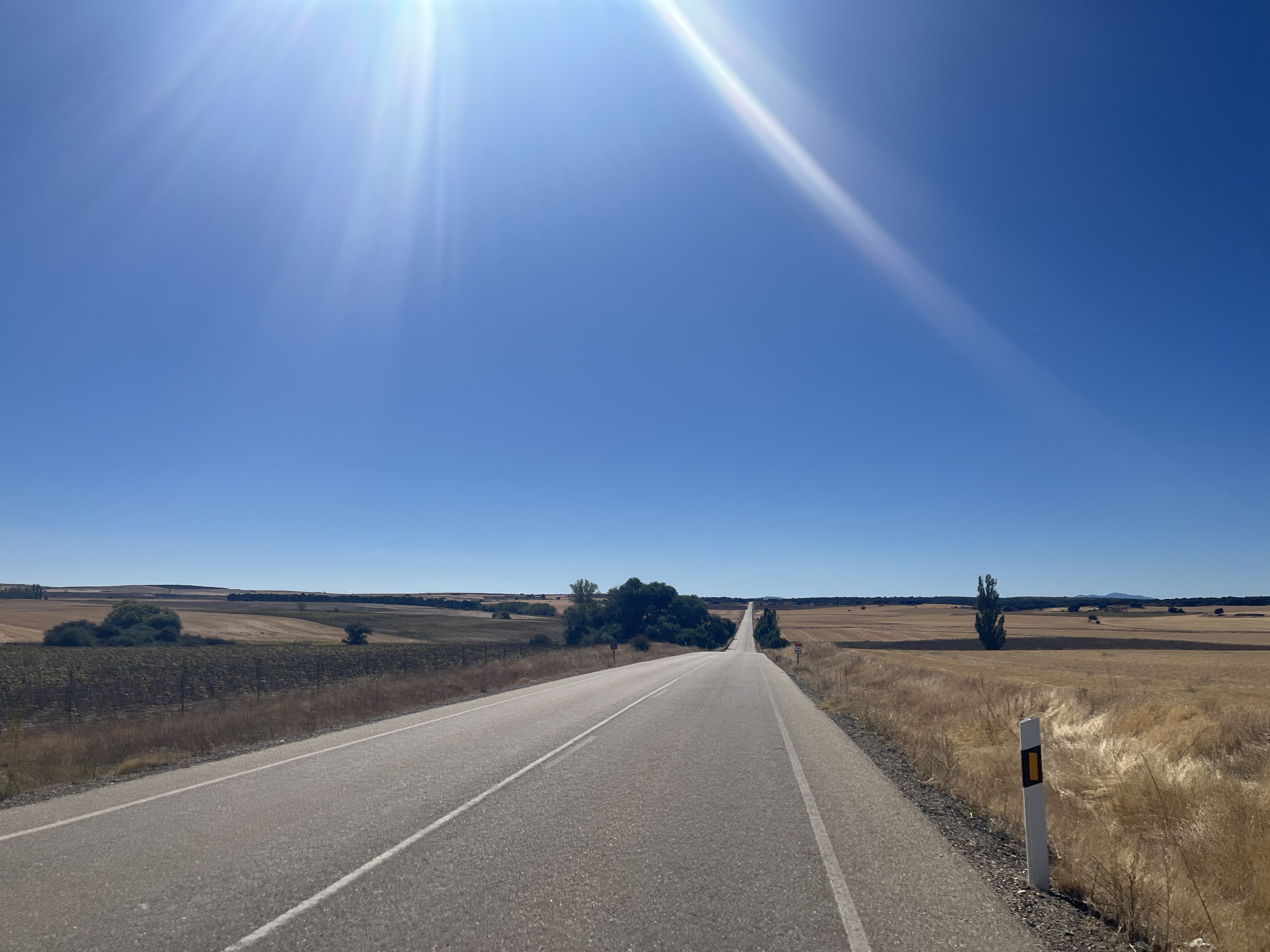 Long, open roads with nothing to see