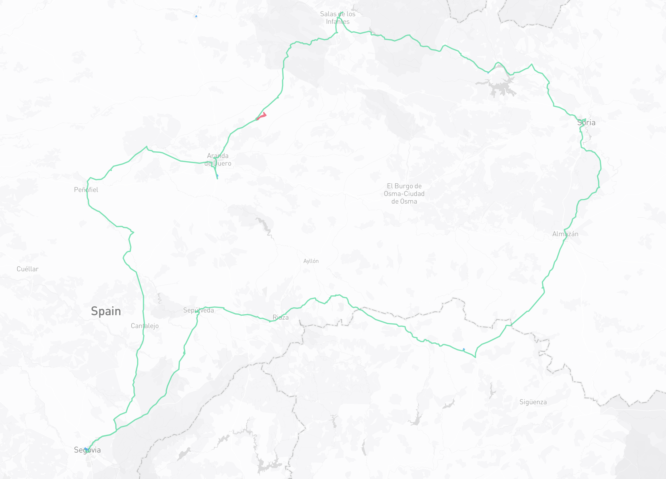 Full trip map