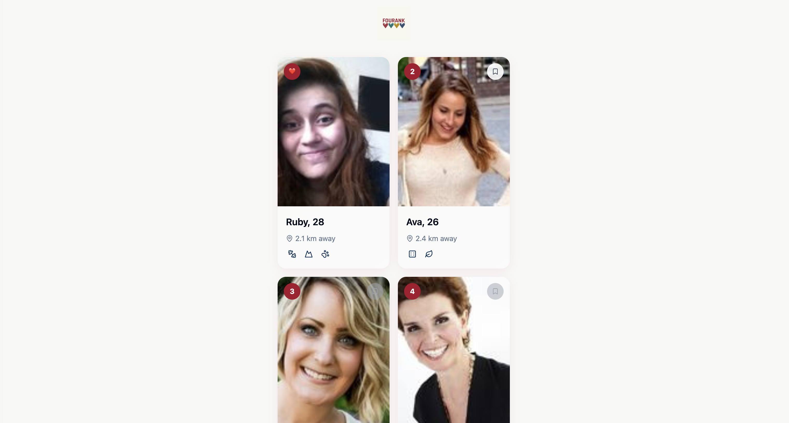 Fourank screenshot