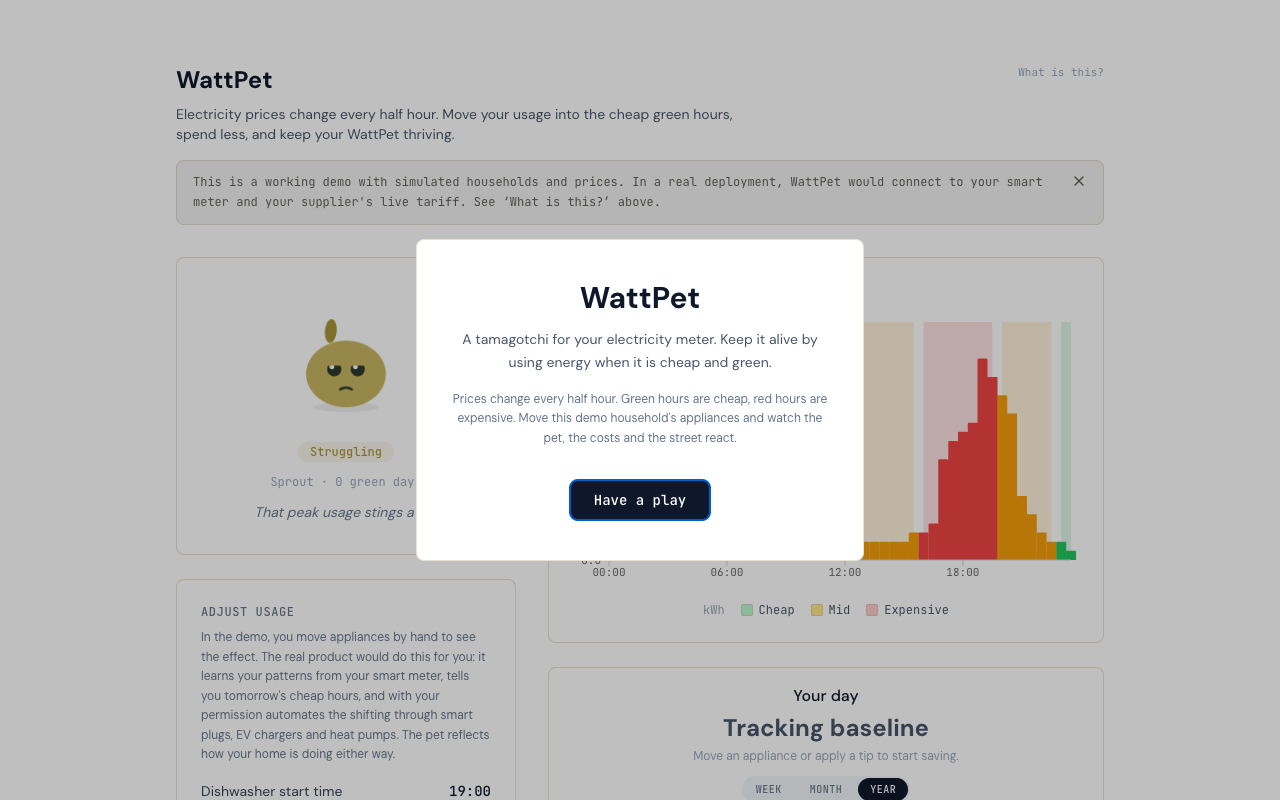 WattPet screenshot
